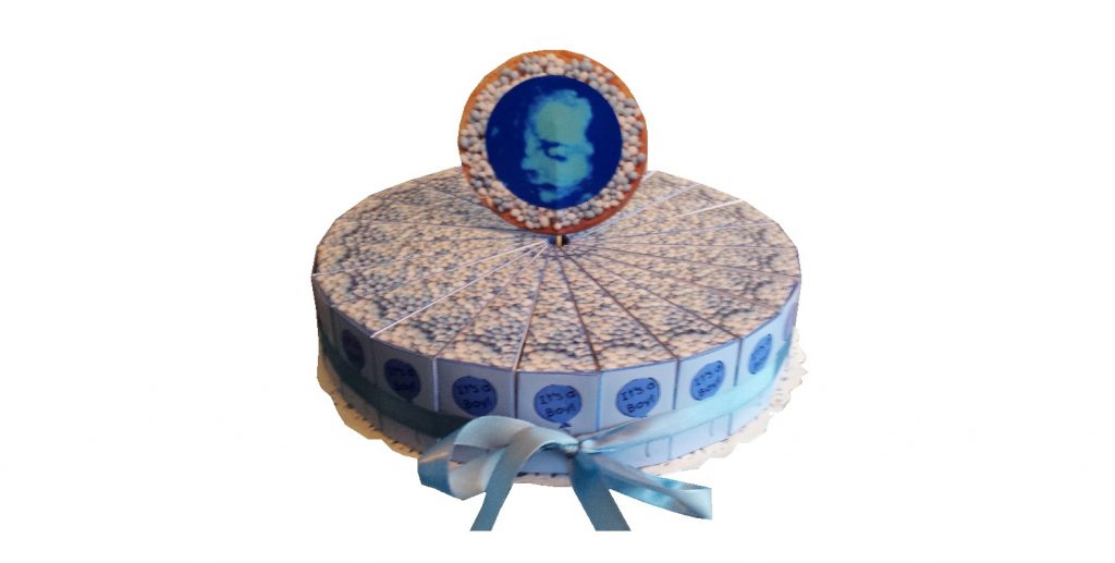 Geboorte taart muisjes