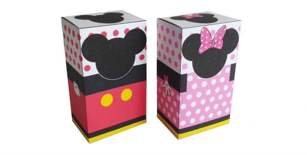 Mickey en Minnie traktatie doosjes