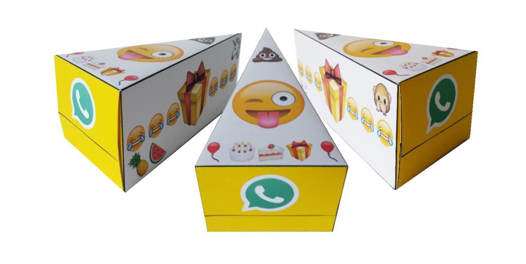 Whatsapp emoji traktatie taart