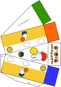 Taartpunt Nijntje patroon