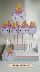 Unicorn prikker traktatie