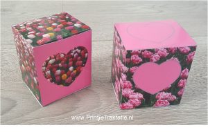 Tulpen traktatie doosje
